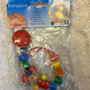 Heimess German baby teething toy with clip
